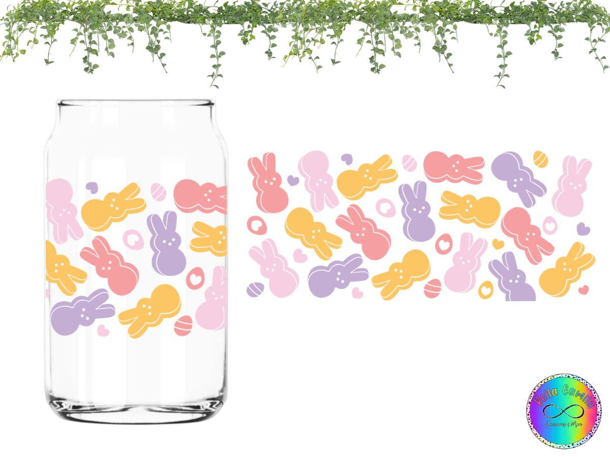 Peeps & Eggs - UV DTF Cup Wrap