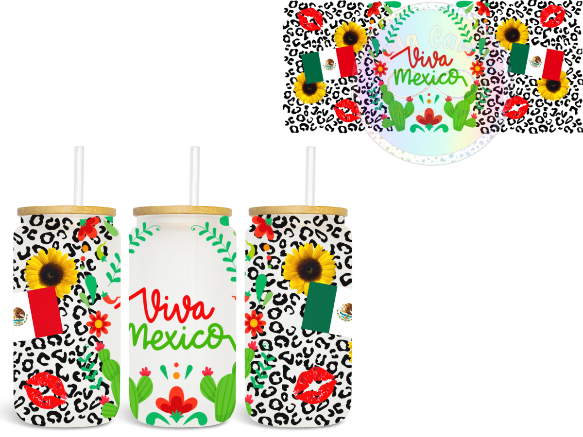Viva Mexico - UV DTF Cup Wrap
