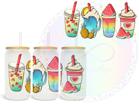 Summer Watermelon UV DTF Cup Wrap