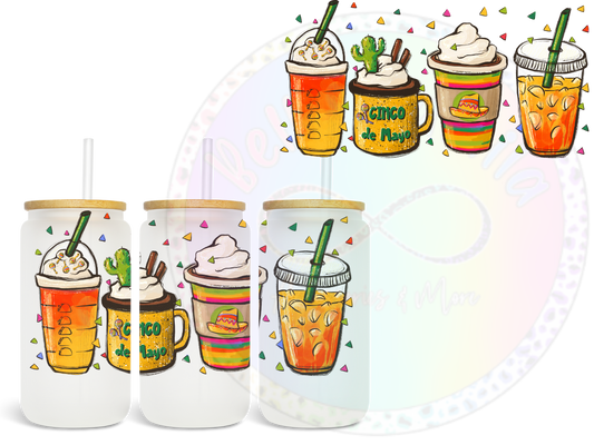 Cinco de Mayo - UV DTF Cup Wrap