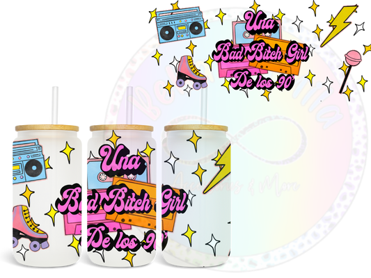 Una Bad Girl de los 90 UV DTF Wrap