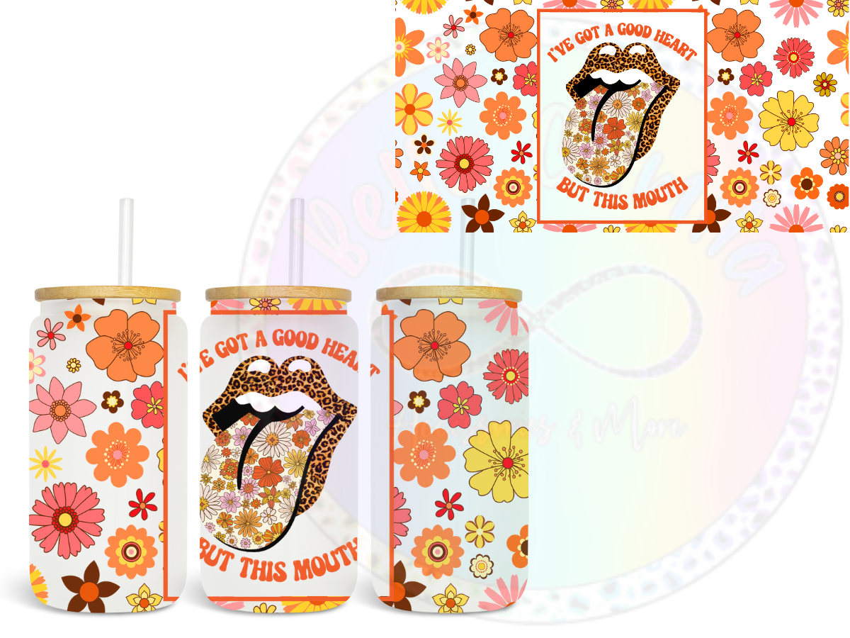 I've got a good heart UV DTF Wrap