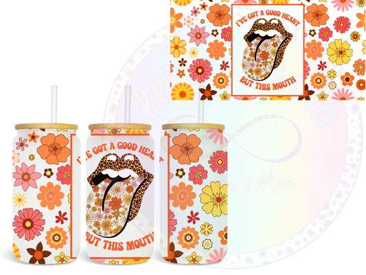 I've got a good heart UV DTF Wrap