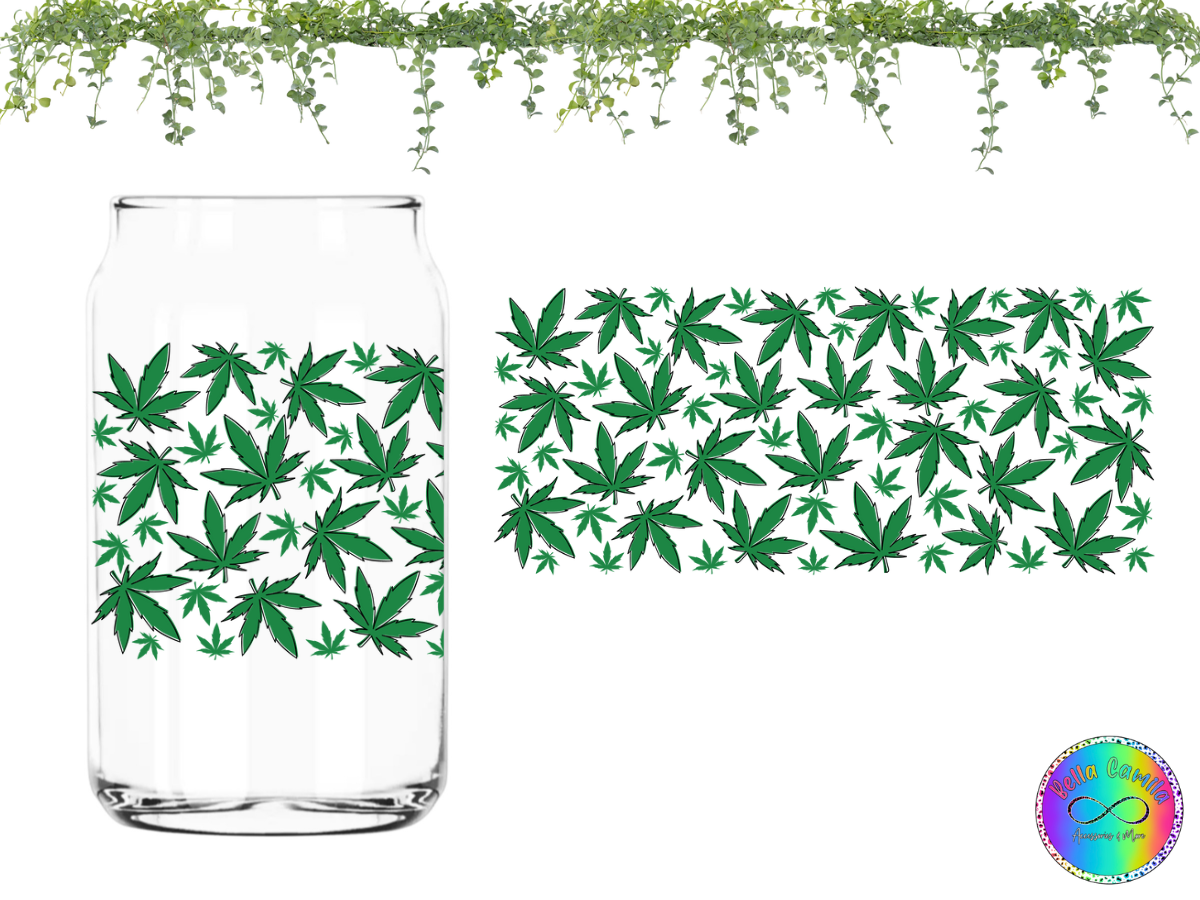 Weed Ghome UV DTF Cup Wrap