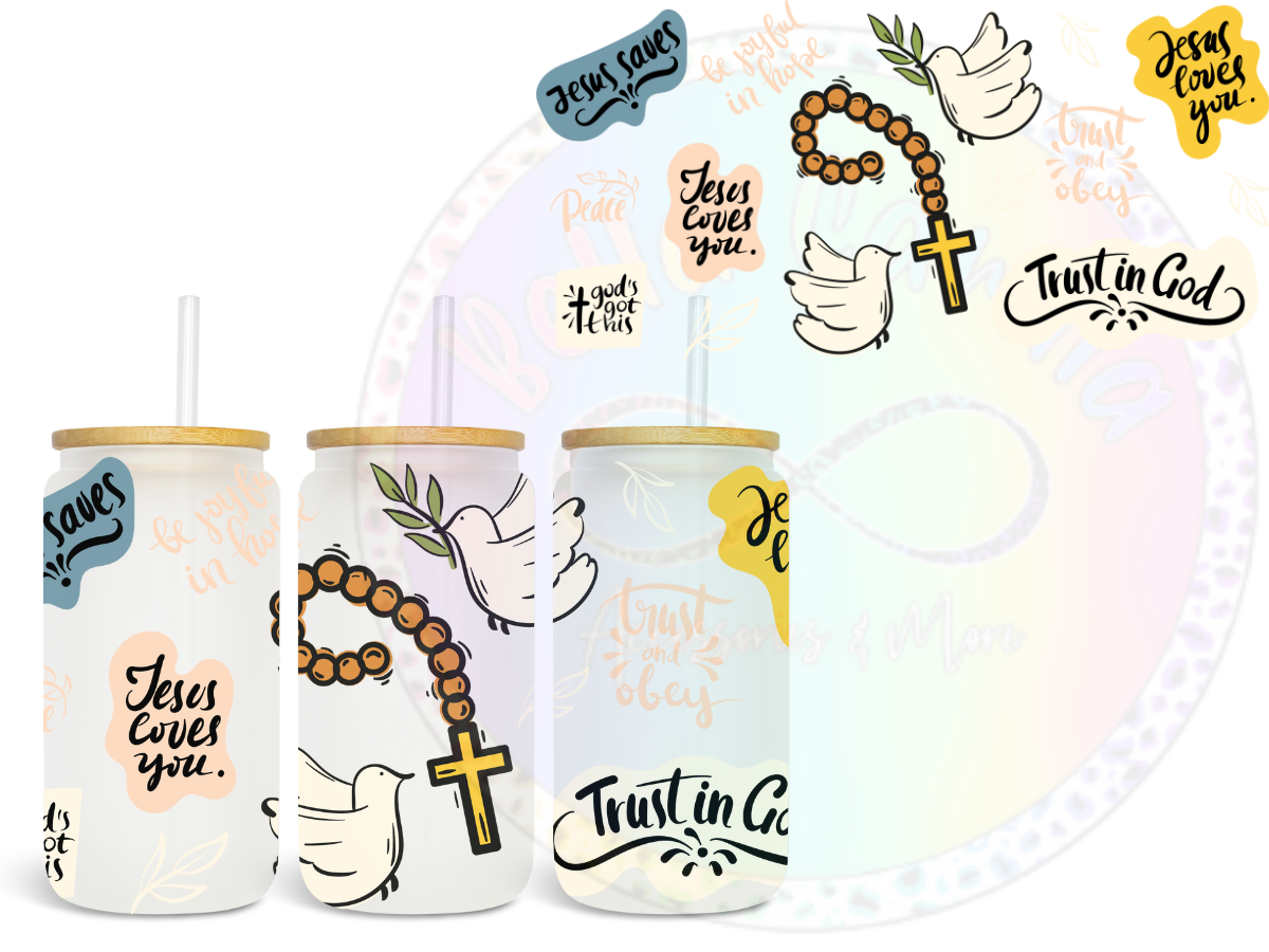 Trust in God UV DTF Wrap