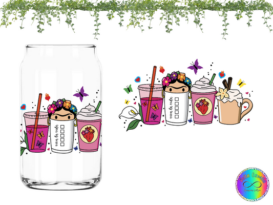 Frida Coffee - UV DTF Cup Wrap