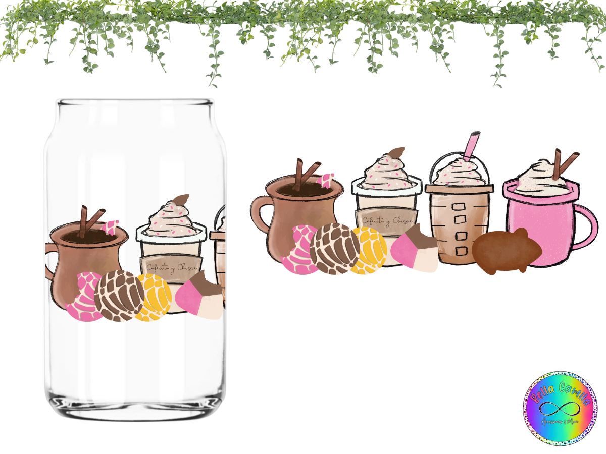 Cuernitos - UV DTF Cup Wrap