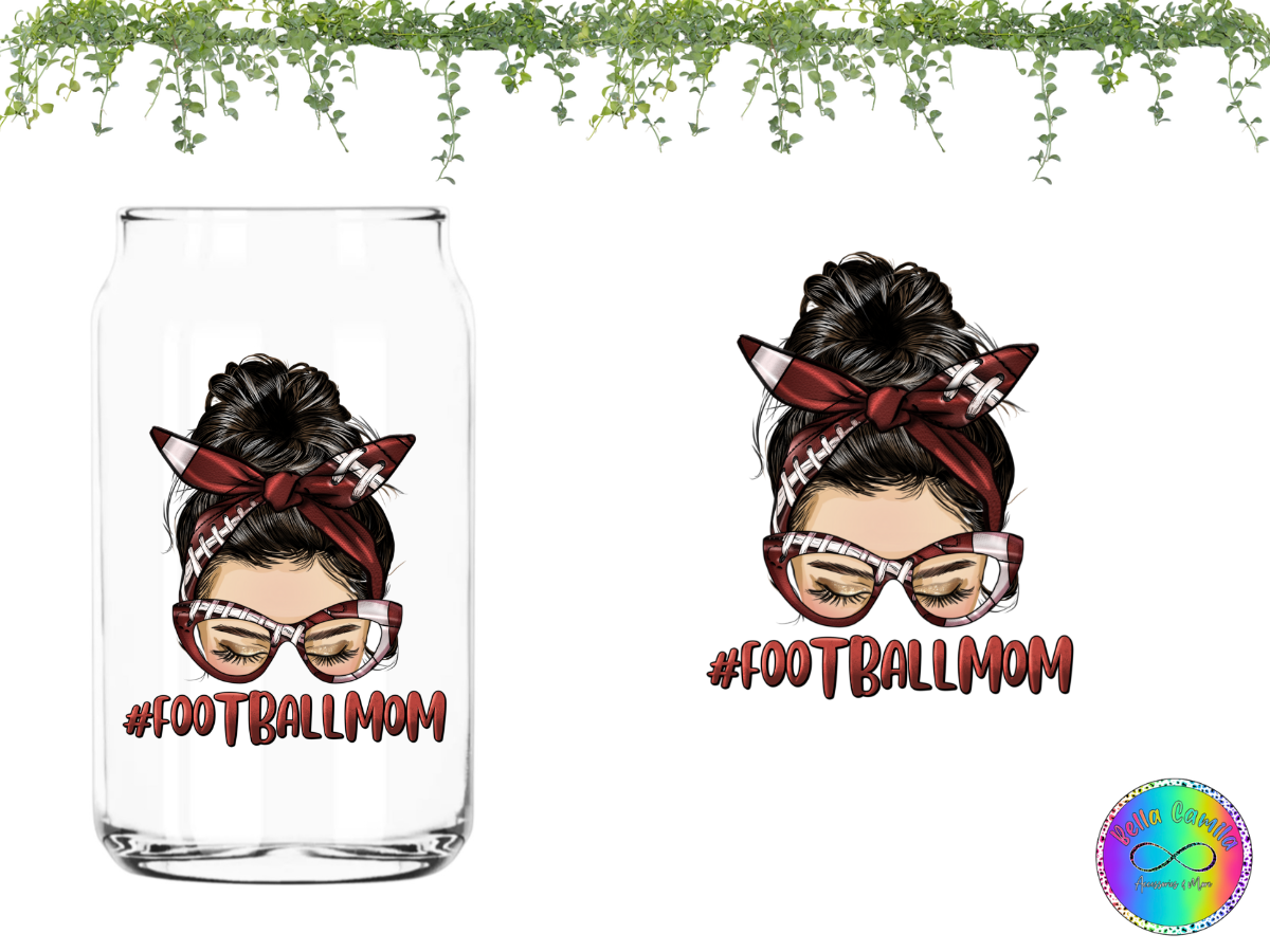 Football Mom - UV DTF Decal