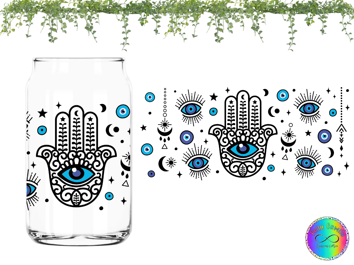 Hand Ojo - UV DTF Cup Wrap