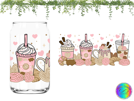 Cafecito & Desserts - UV DTF Cup Wrap