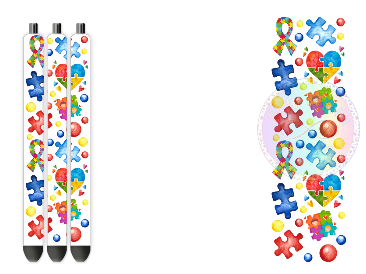 Autism - UV DTF Pen Wrap
