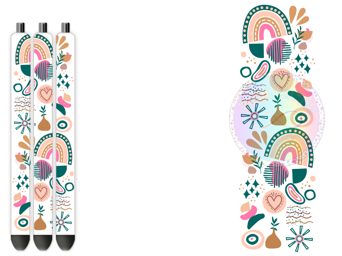 Spring Rainbow - UV DTF Pen Wrap