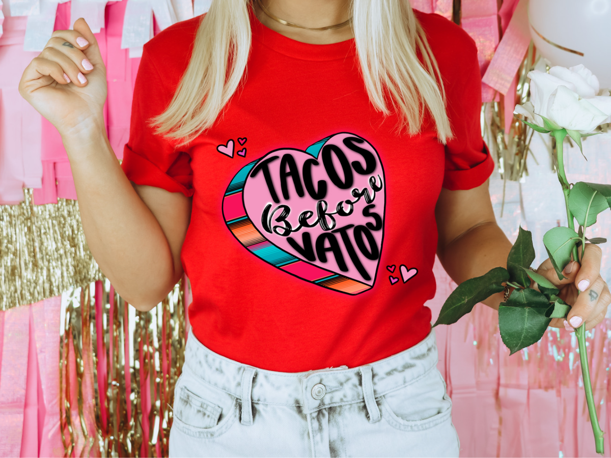 Tacos Before Vatos (heart)