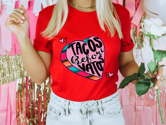 Tacos Before Vatos (heart)