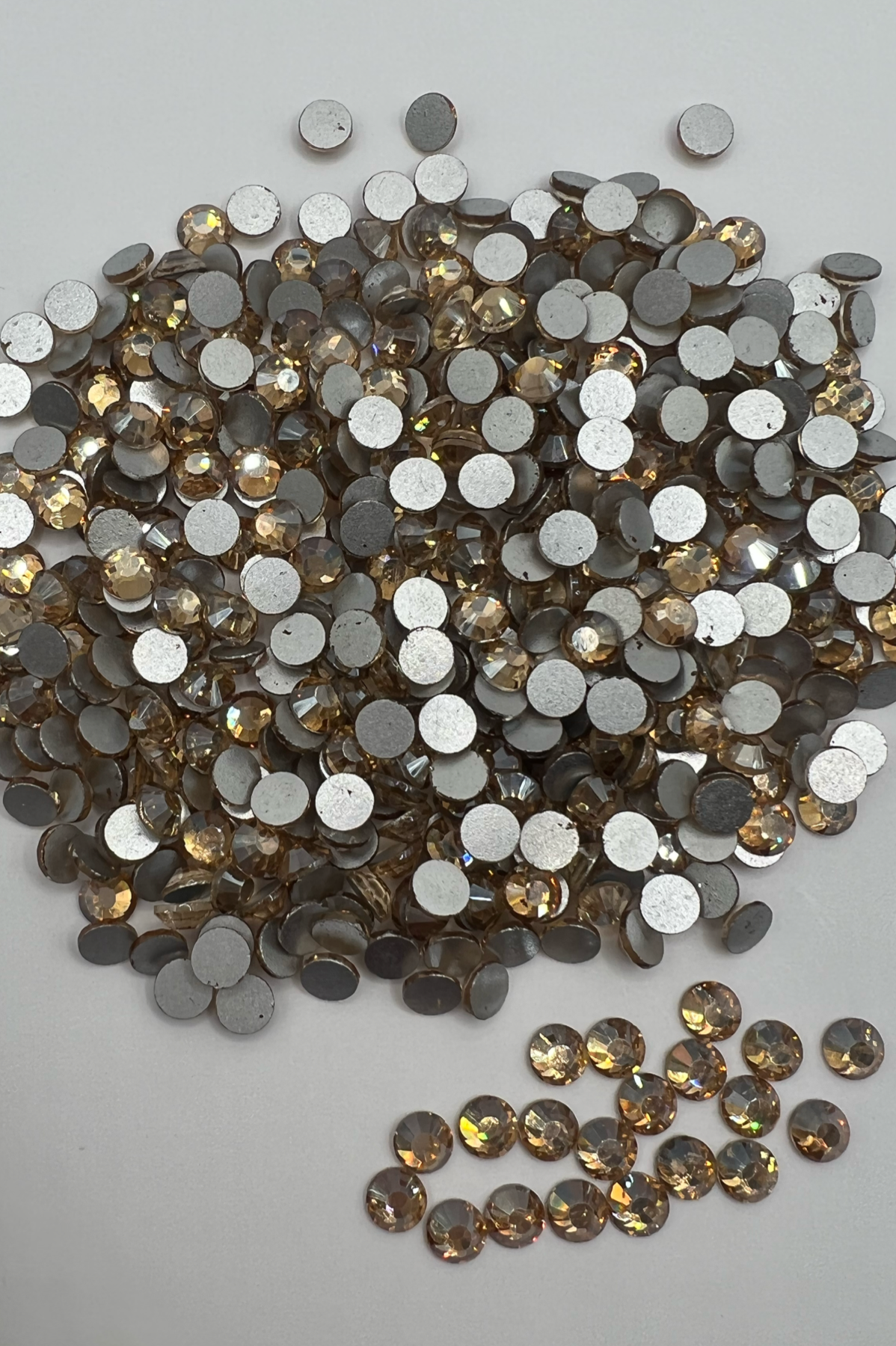 Golden Champagne Glass