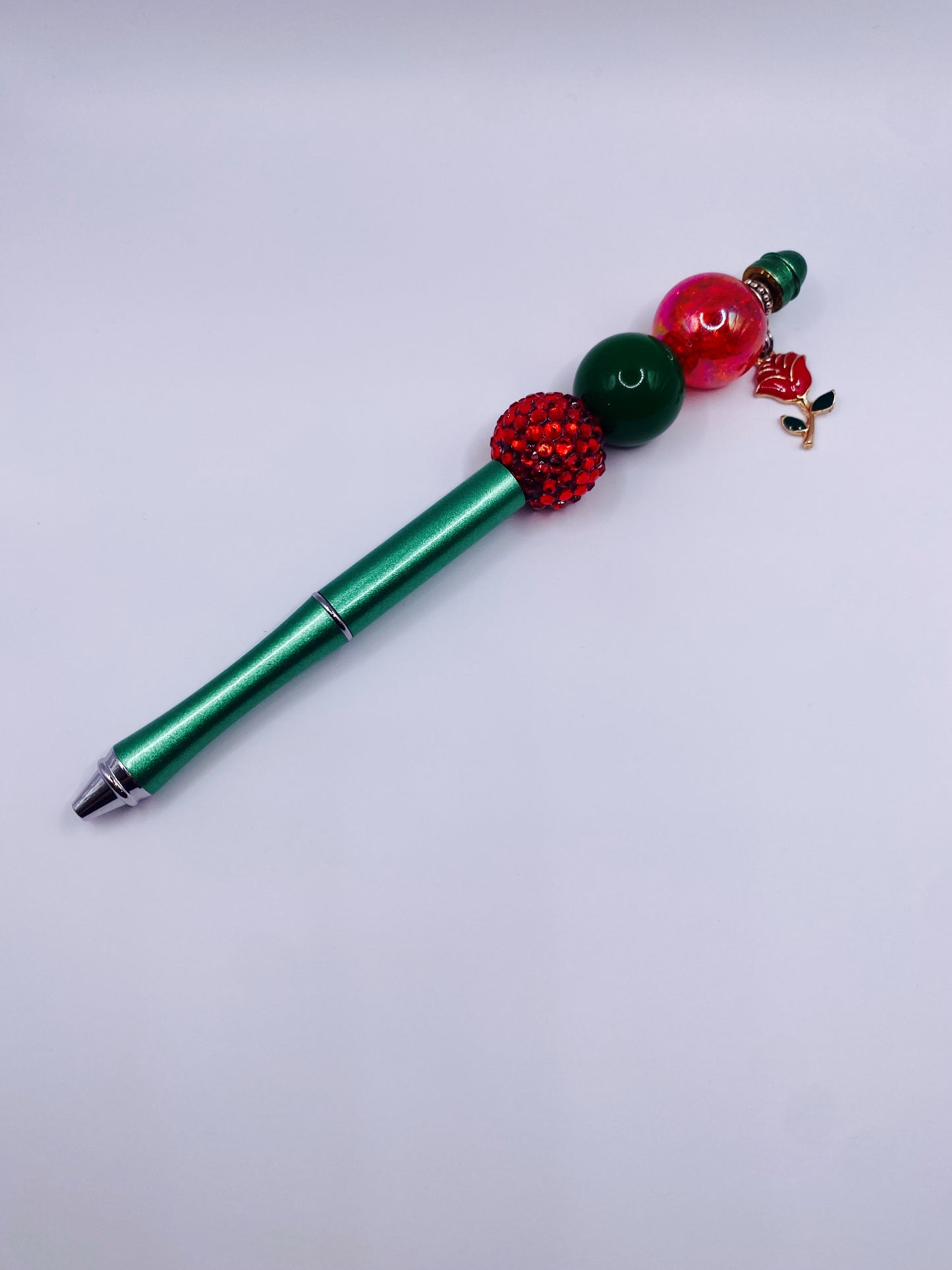 Rosa Roja Bubblegum Bead Pen