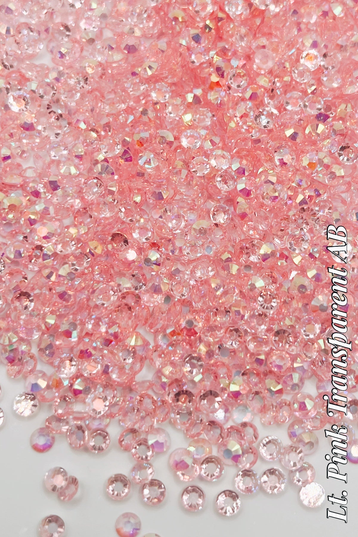 Lt. Pink Transparent AB Bulk Bag
