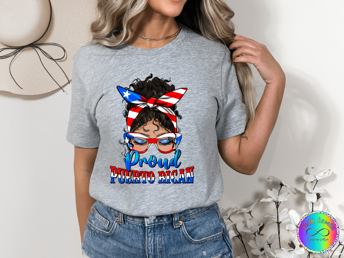 Proud Puerto Rican **T-Shirt Sublimation**