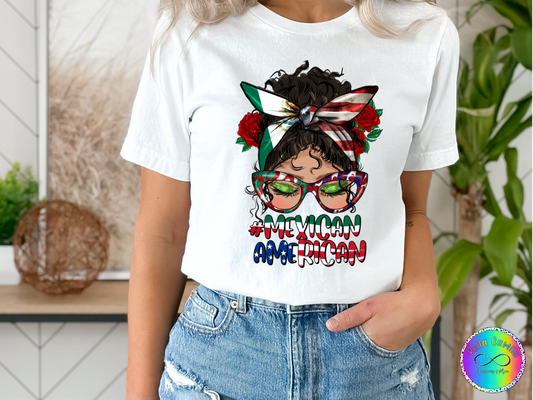 Mexican American **T-Shirt Sublimation**