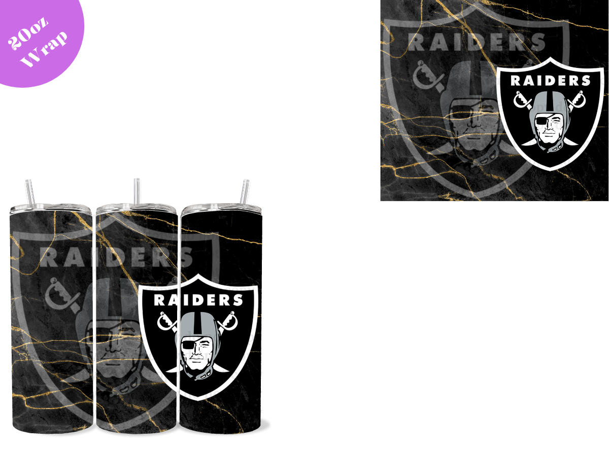 Raiders **20oz VINYL Wrap**