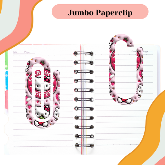 Kitty Strawberries Jumbo Paperclip