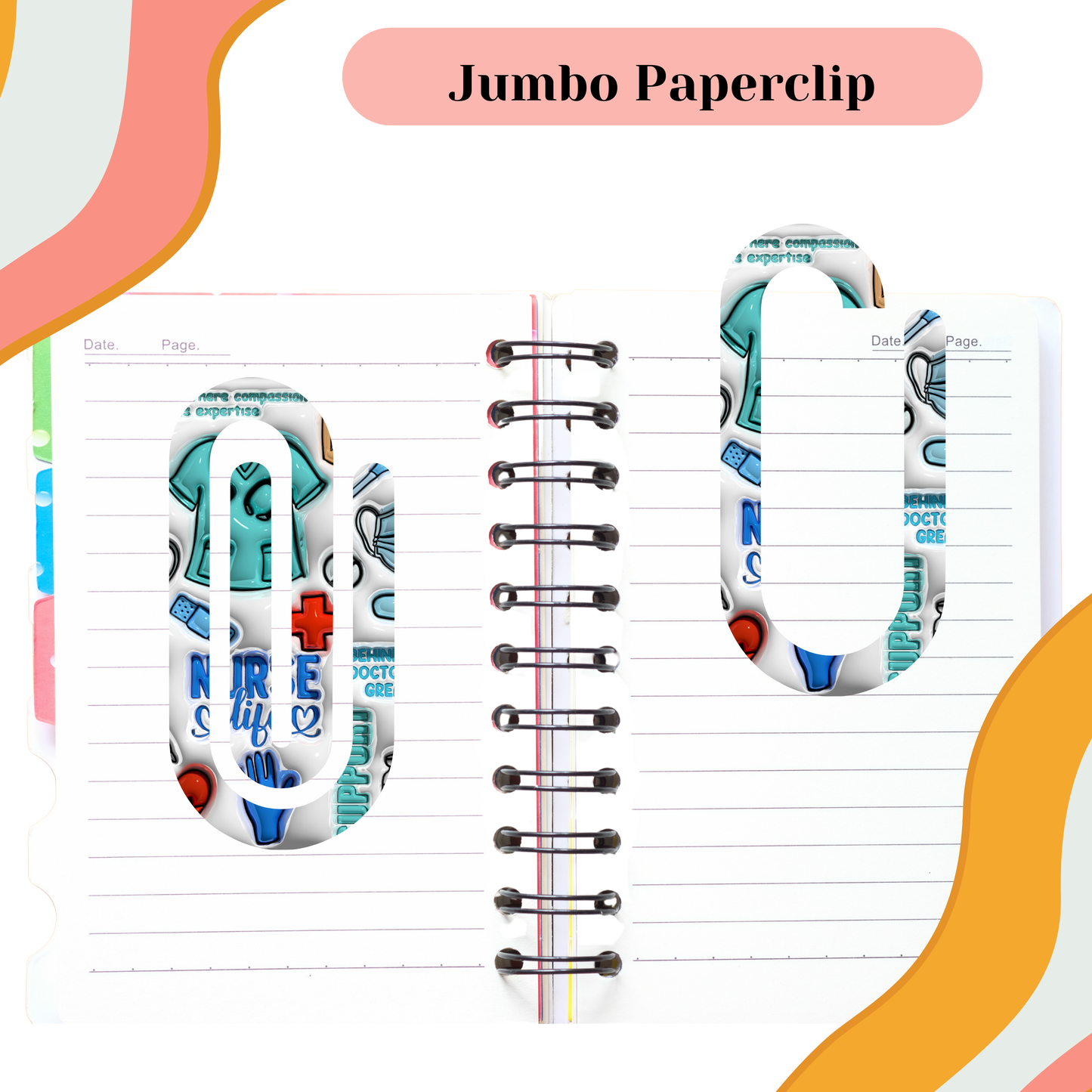 Nurse Jumbo Paperclip