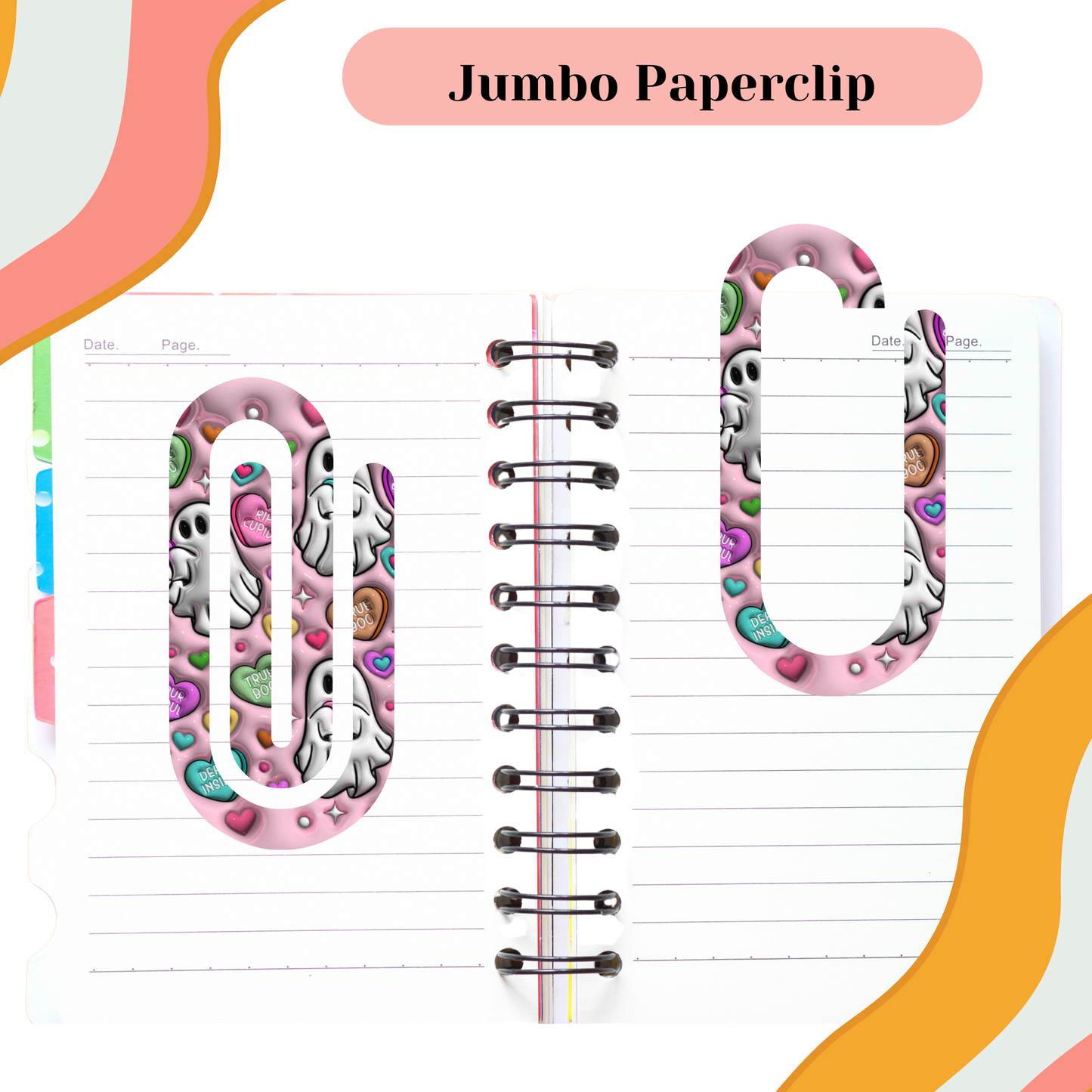 Ghost Conversation Flowers Jumbo Paperclip