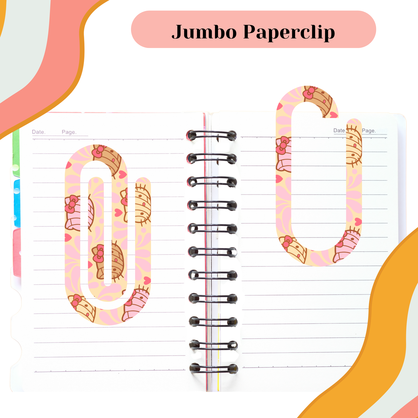 Kitty Talavera Flowers Jumbo Paperclip