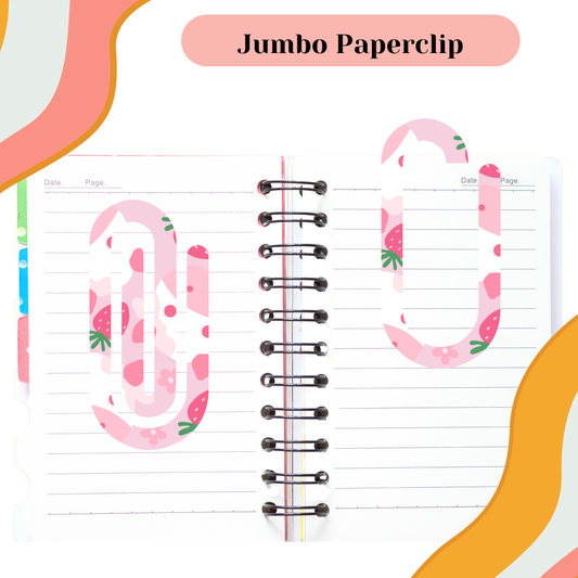 Pink Cow Jumbo Paperclip