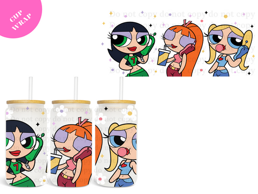 The Girls UV DTF Cup Wrap