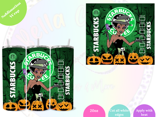 Princess Halloween # 1 20oz Sublimation Wrap