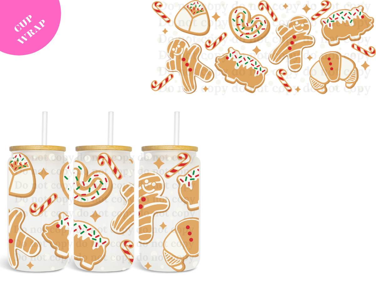 Sweet Bread Gingerbread 16oz **Sublimation Wrap**