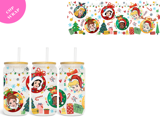 Ornament Princess 16oz **Sublimation Wrap**