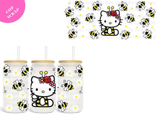 Kitty BEE UV DTF Wrap