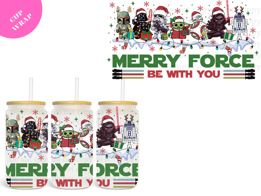 Merry Force UV DTF Wrap