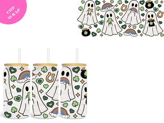 Ghost St. Patricks UV DTF Wrap