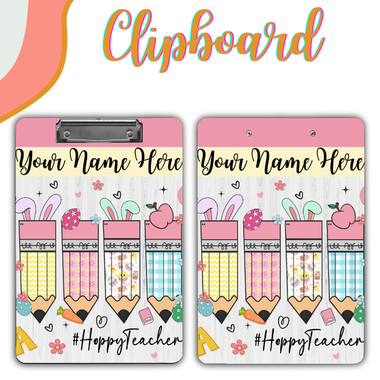 Hoppy Teacher Clipboard