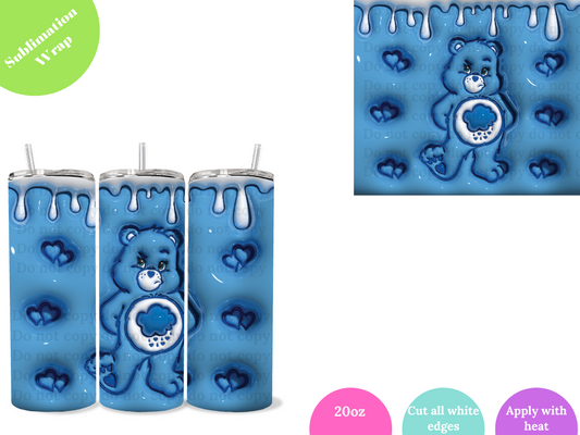 Blue Bear **20oz Sublimation Wrap**