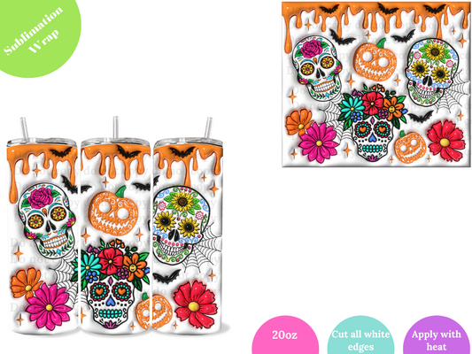 Calaveras **20oz Sublimation Wrap**