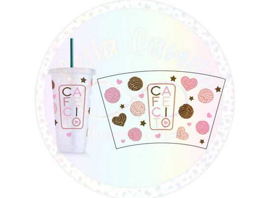 Cafecito - 24oz UV DTF Cup Wrap