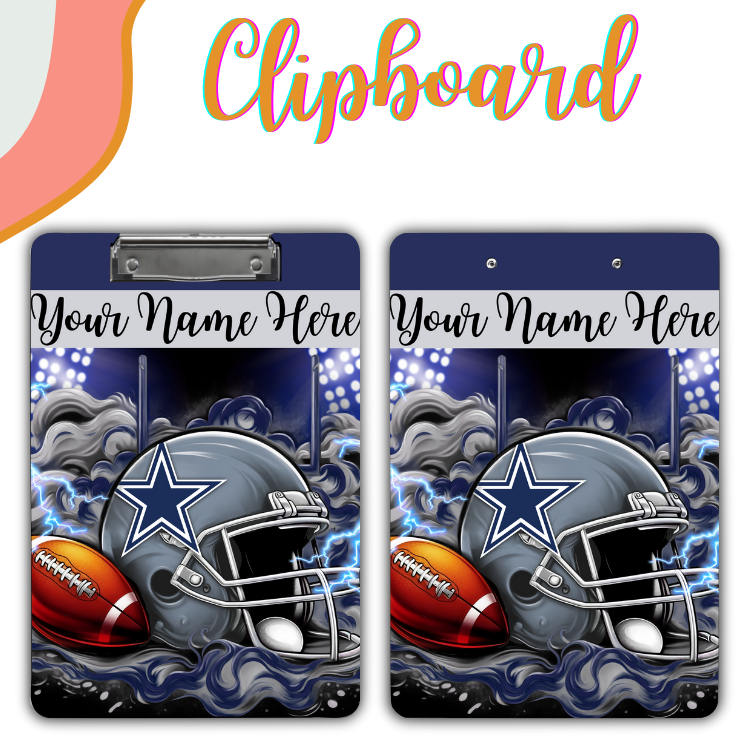 Cowboys Helmet Clipboard