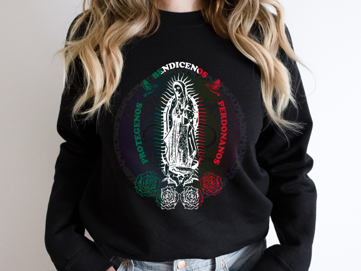 Virgen de Guadalupe (tri-color)