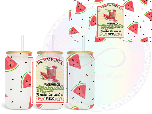 Watermelon Margarita UV DTF Wrap