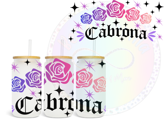 Cabrona - UV DTF Cup Wrap