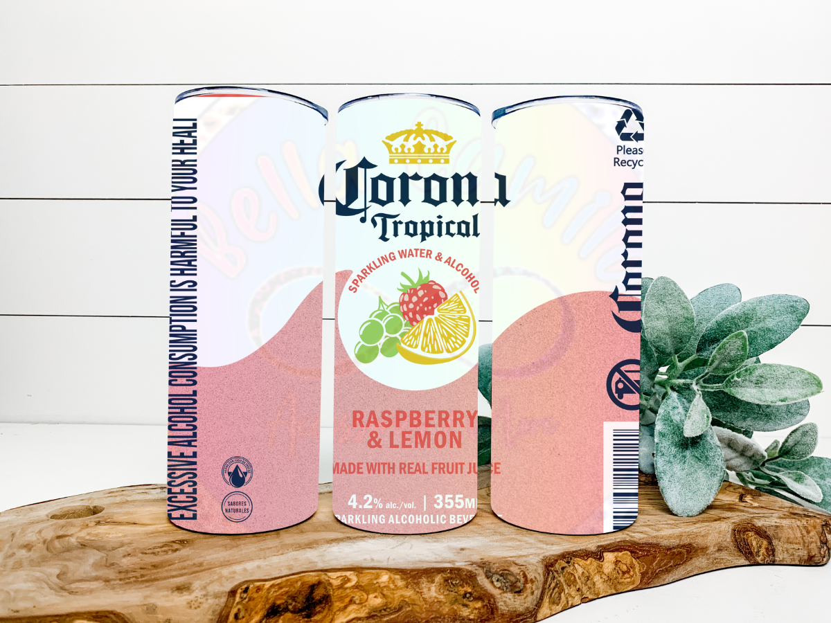 Corona Tropical Raspberry 20oz Straight Tumbler