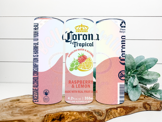 Corona Tropical Raspberry 20oz Straight Tumbler