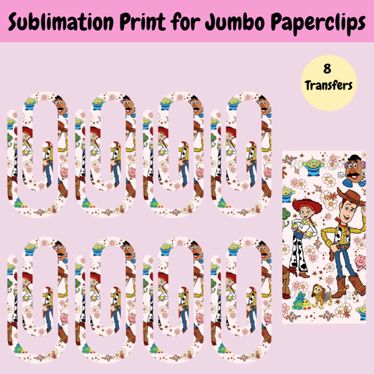 Toy Spring Jumbo Paperclip **Sublimation Transfer**