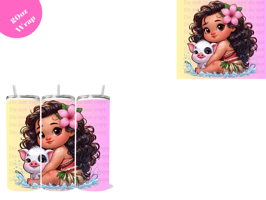 Princess #1 *20oz Sublimation Wrap*