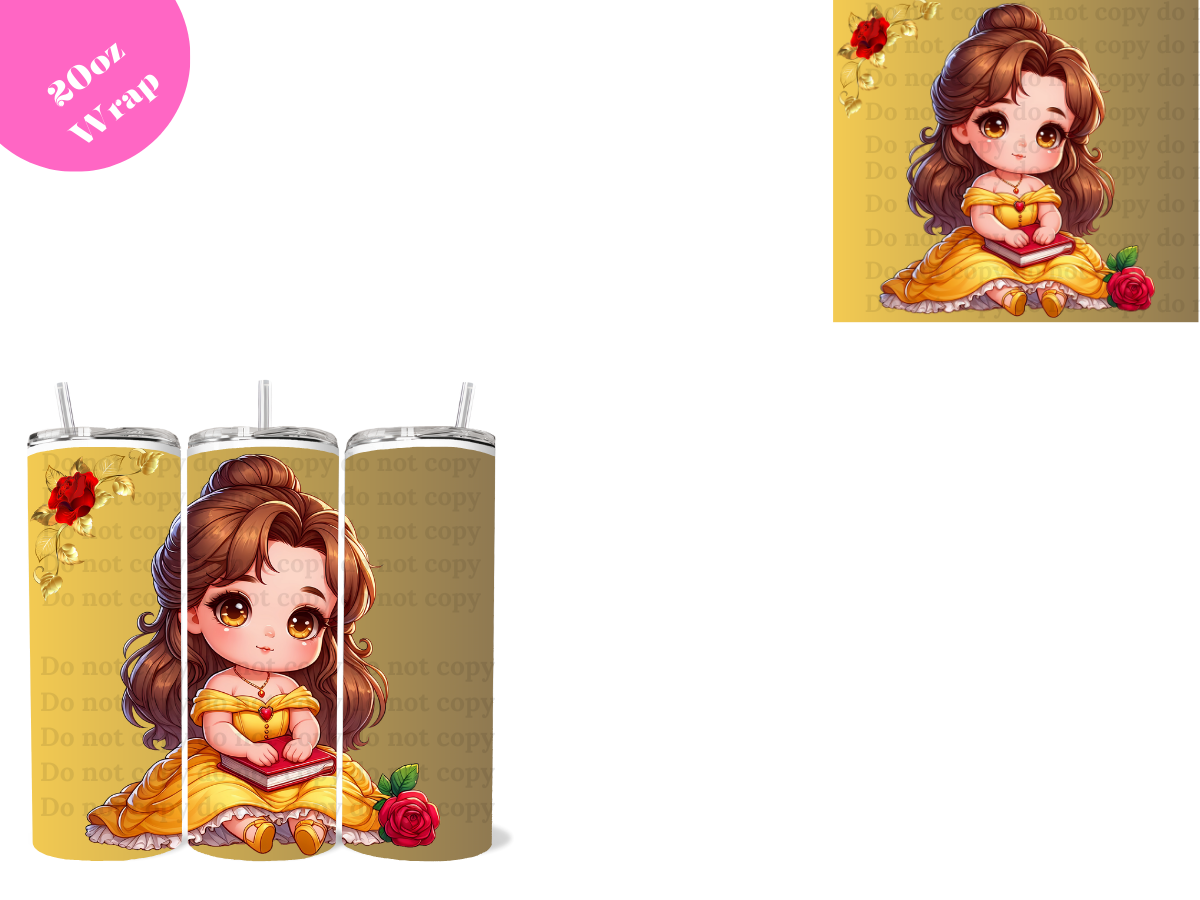 Princess #2 *20oz Sublimation Wrap*