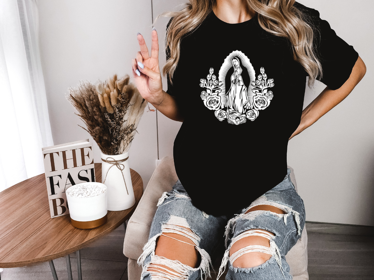 Virgen De Guadalupe (white)